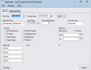 Creating the Write-Off Batch in Sage 300 - Sage Software