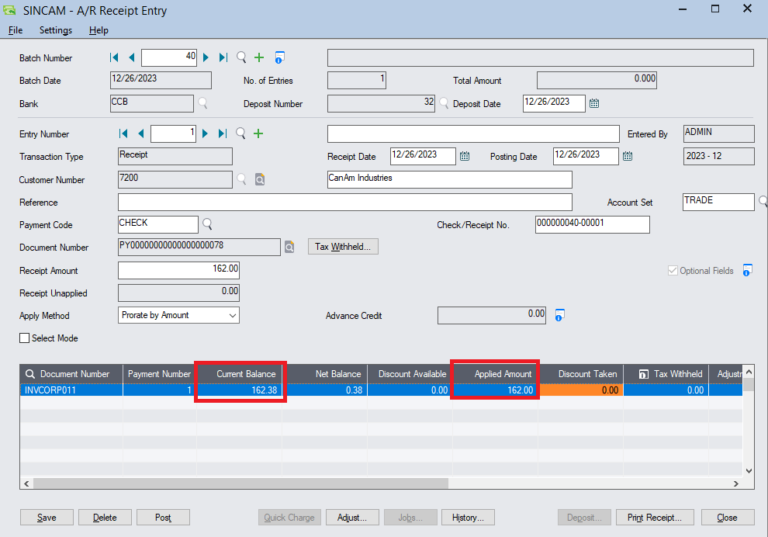 Creating the Write-Off Batch in Sage 300 - Sage Software