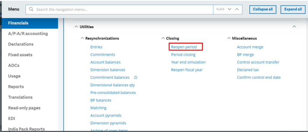 Trial Balance Error in Sage X3