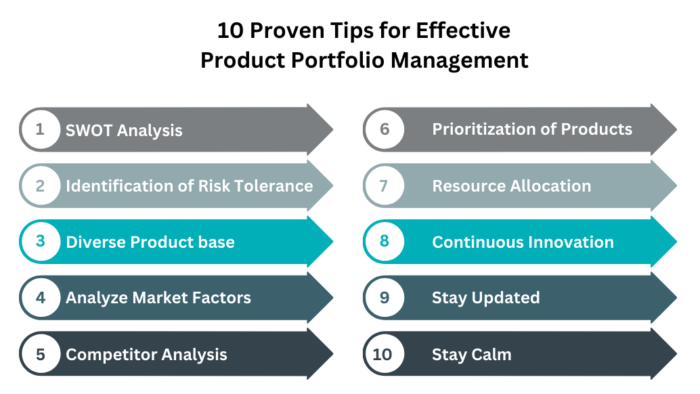 10 Proven Tips for Effective Product Portfolio Management