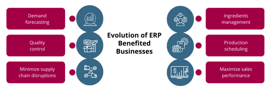 Evolution of ERP Benefited Businesses